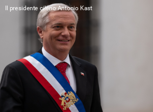 Cile: sempre meno amato il nuovo presidente Kast, in caduta nei sondaggi